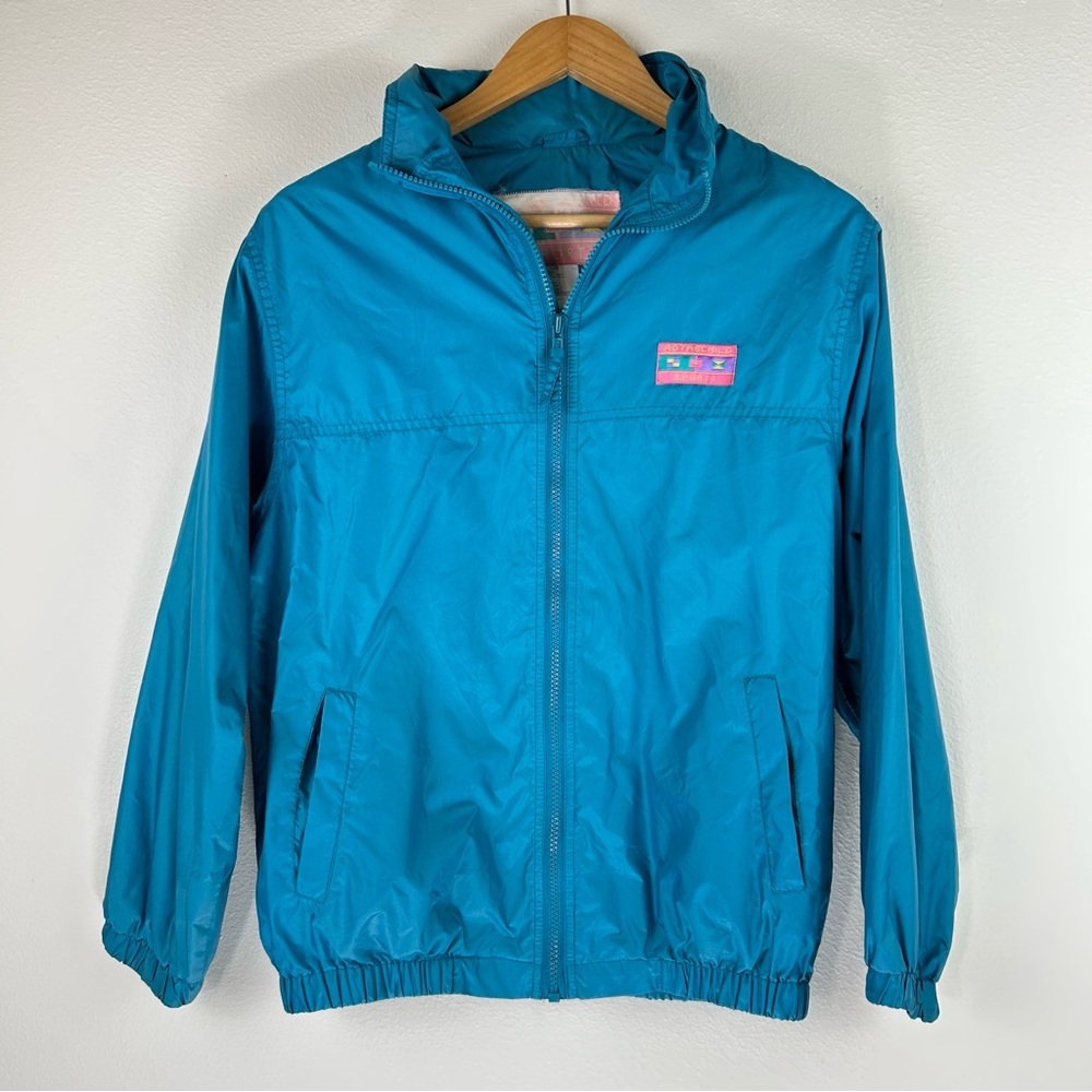 Vtg Rothschild Sports Retro Casual 90s Lightweight Windbreaker Size Girls L (14)